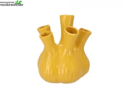 Aglio Vaas Shiny Yellow 17x20cm