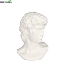 Beeld L18.5b16.5h28.5cm Off White