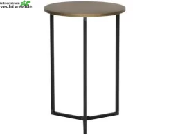 Bijzettafel D45h65.5cm Metaal Brons