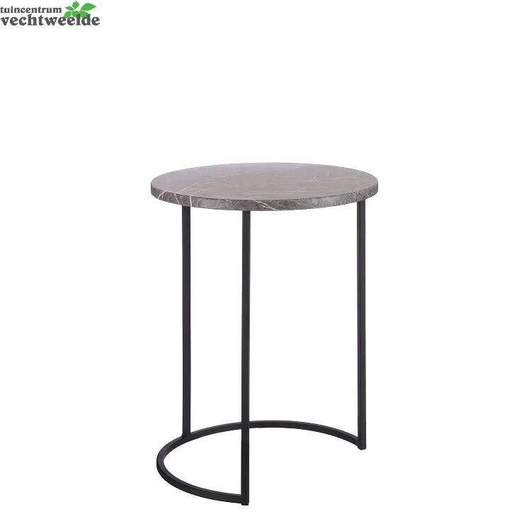 Bijzettafel Feroza D41h54.5cm Grijs 3 Bijzettafel Feroza D41h54.5cm Grijs