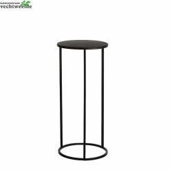 Bijzettafel Quinty D32h70cm Zwart