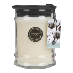 Bridgewater Candle Jar S White Cotton - Geurkaars