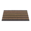 HAMAT Buitenmat Quardo Scrape - 80x50cm - Zwart/Naturel - Deurmat -Huisdecoratie Winkel buitenmat quardo scrape 80x50cm zwart naturel deurmat 1