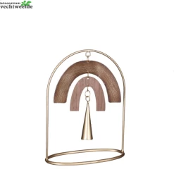 Decoratie L17.5b9h23cm Bruin