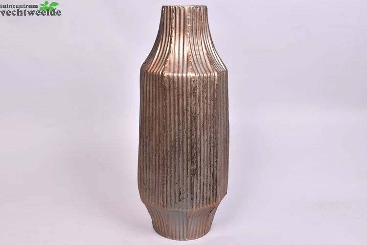 DHAKA BRONS VAAS 23x59cm 3 DHAKA BRONS VAAS 23x59cm
