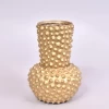 Djedda Vaas Dots Gold 16.5x23cm -Huisdecoratie Winkel djedda vaas dots gold 16 5x23cm 799x531 62923a96c6130 l