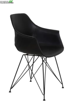 Eetkamerstoel L63b57h82cm Zwart