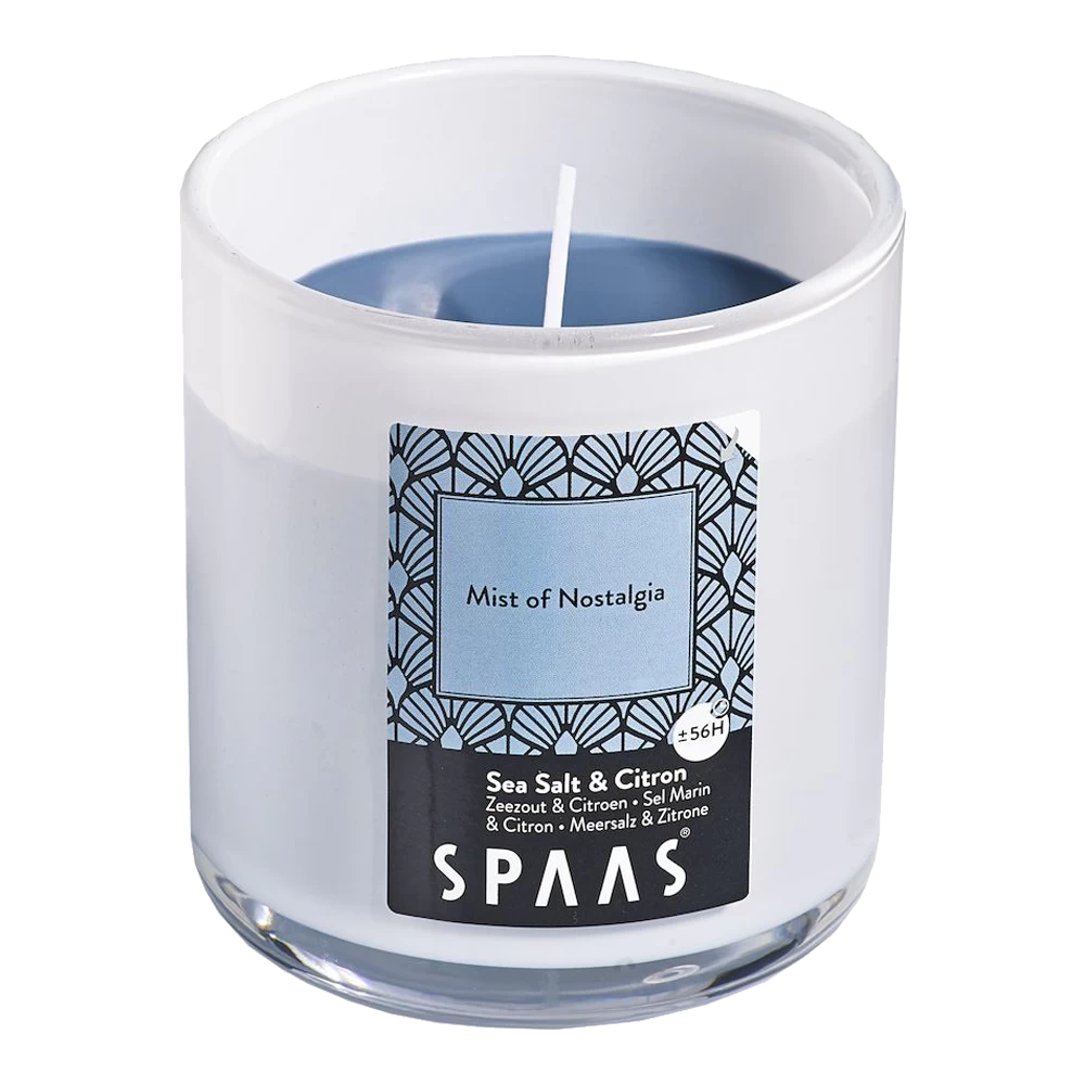 Geurkaars In Glas Met Deksel 56u - Mist Of Nostalgia - Geurkaars - SPAAS