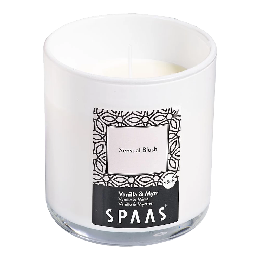 Geurkaars In Glas Met Deksel 56u - Sensual Blush - Geurkaars - SPAAS 3 Geurkaars In Glas Met Deksel 56u - Sensual Blush - Geurkaars - SPAAS