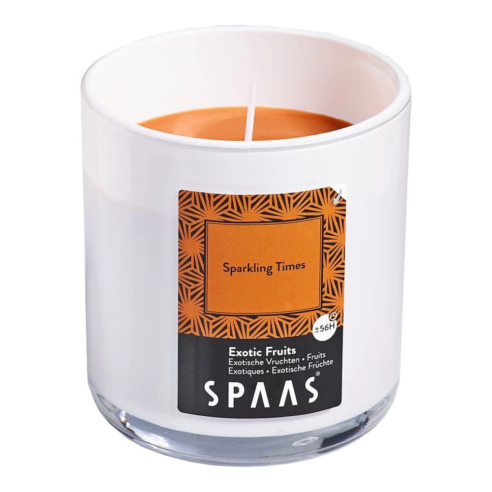 Geurkaars In Glas Met Deksel 56u - Sparkling Times - Geurkaars - SPAAS