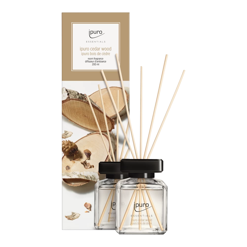 Ipuro CedarWood 200ml - Geurstokjes 3 Ipuro CedarWood 200ml - Geurstokjes