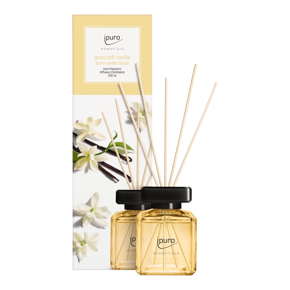 Ipuro Soft Vanilla 200ml - Geurstokjes 3 Ipuro Soft Vanilla 200ml - Geurstokjes