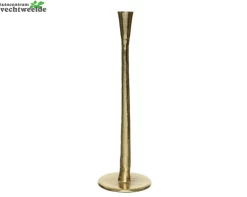 Decoris Kandelaar Aluminium D11h35cm Goud