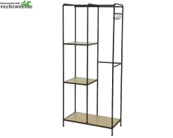 Kast Ijzer L36b72h170cm Zwart