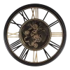 Klok Lancashire Zwart U00f8 80 Cm - Wandklok 2 Klok Lancashire Zwart U00f8 80 Cm - Wandklok -Huisdecoratie Winkel klok lancashire zwart d 80 cm wandklok metaal glas 1