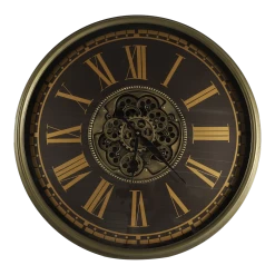 Klok Thom Zwart U00f8 80 Cm - Wandklok