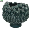 Decoris Pot Keramiek L22b22h19cm Groen