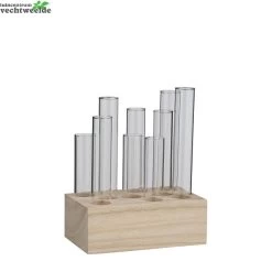 Singleflwr Louise L16h20cm Trnsprnt