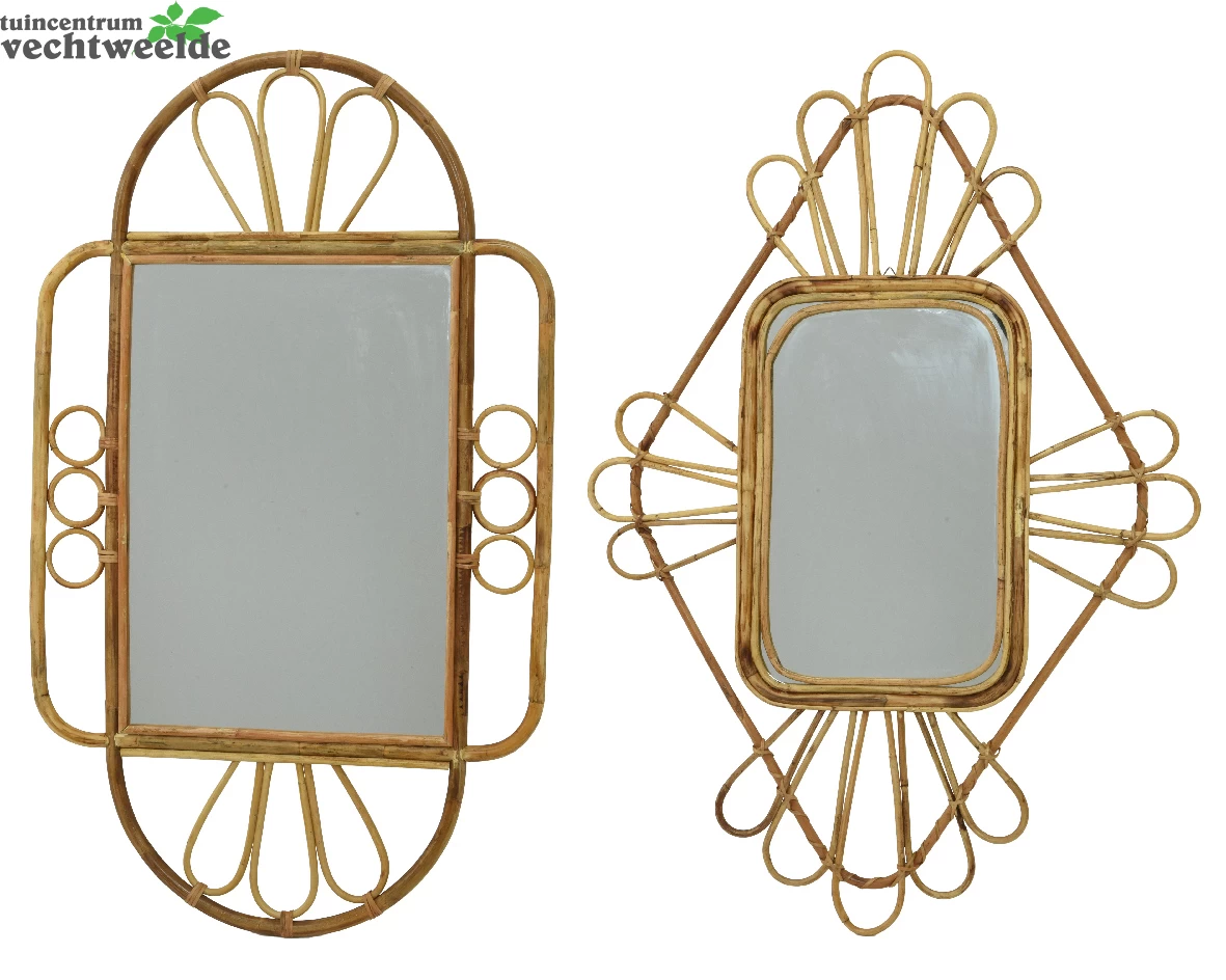 Decoris Spiegel Rotan L72b120h2.2cm Per Stuk 4 Decoris Spiegel Rotan L72b120h2.2cm Per Stuk - Afbeelding 2