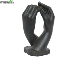 Decoris Standbeeld Poly L22b26h43c Grs/zlvr