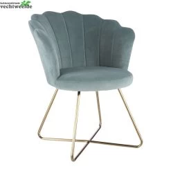 Stoel Sofie L67.5b65h83.5cm L.blauw