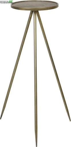 Tafel D35h98m5cm Goud