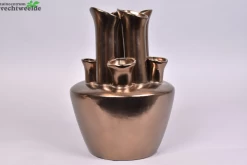 TUBA VAAS MAT BRONZE 22X22X30CM