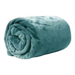 Unique Living Plaid Enzo - 130x180cm - Mineral Blue