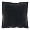 Unique Living Sierkussen Tatum - 45x45cm - Black 1 Unique Living Sierkussen Tatum - 45x45cm - Black -Huisdecoratie Winkel unique living sierkussen tatum 45x45cm black polyester 1 2