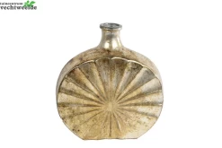 Vaas Oud Zilver Glas L9b25h26cm