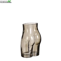 Vaas Silhouette L12b9h18cm Bruin