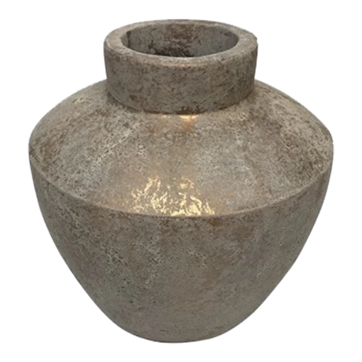 Vaas Creswell - D27 X H28cm - Cream -Huisdecoratie Winkel vaas creswell d27 x h28cm cream vaas 1