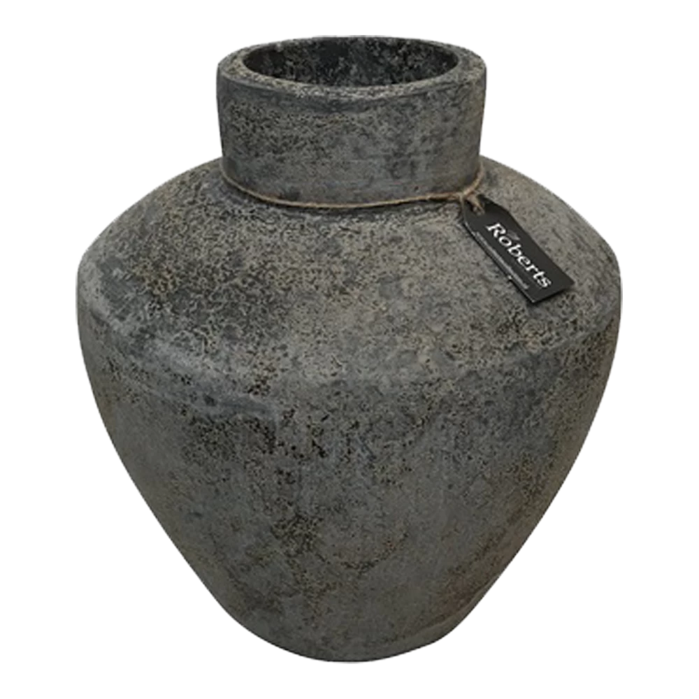 Vaas Creswell - D31 X H36cm - Earth Black 2 Vaas Creswell - D31 X H36cm - Earth Black