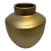 Vaas Creswell - D33 X H42cm - Mat Goud 1 Vaas Creswell - D33 X H42cm - Mat Goud -Huisdecoratie Winkel vaas creswell d33 x h42cm mat goud vaas 1