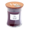 Woodwick Black Cherry Medium Candle - Geurkaars -Huisdecoratie Winkel woodwick black cherry medium candle geurskaars 1 5