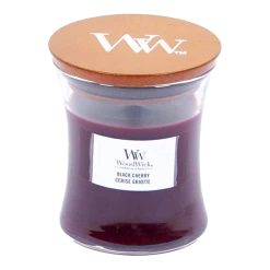 Woodwick Black Cherry Mini Candle - Geurkaars