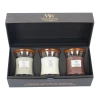 Woodwick Deluxe Gift Set Mini Jar Woody - Geurkaars -Huisdecoratie Winkel woodwick deluxe gift set mini jar woody geurkaars 1