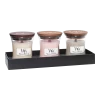 Woodwick Deluxe Gift Set Mini Jar Spring/Summer - Geurkaars -Huisdecoratie Winkel woodwick deluxe set s jar lente summer geurskaars 1