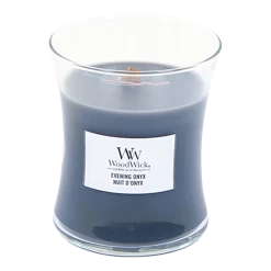 Woodwick Evening Onyx Medium Candle - Geurkaars -Huisdecoratie Winkel woodwick evening onyx medium candle geurskaars 2 5