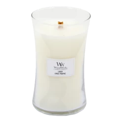 Woodwick Linen Large Candle - Geurkaars -Huisdecoratie Winkel woodwick linen large candle geurskaars 2 7