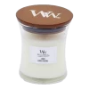 Woodwick Linen Medium Candle - Geurkaars -Huisdecoratie Winkel woodwick linen medium candle geurskaars 1 3