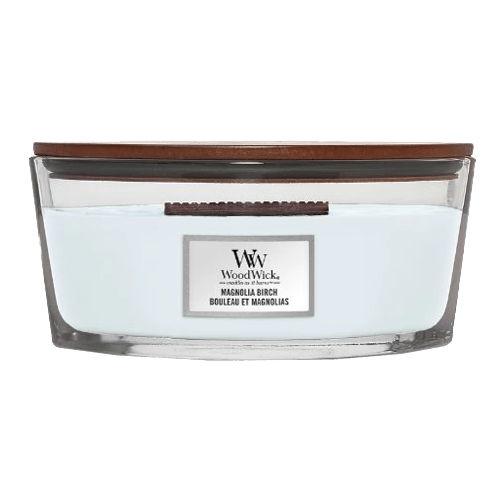 Woodwick Magnolia Birch Ellipse Candle - Geurkaars 3 Woodwick Magnolia Birch Ellipse Candle - Geurkaars