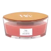 Woodwick Melon & Pink Quartz Ellipse Candle - Geurkaars -Huisdecoratie Winkel woodwick melon pink quartz xl candle geurskaars 1 3 1
