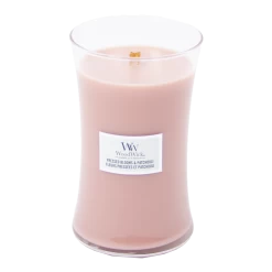 Woodwick Pressed Blooms & Patchouli Large Candle - Geurkaars -Huisdecoratie Winkel woodwick pressed blooms patchouli large candle geurkaars 2