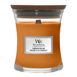Woodwick Pumpkin Praline Mini Candle - Geurkaars