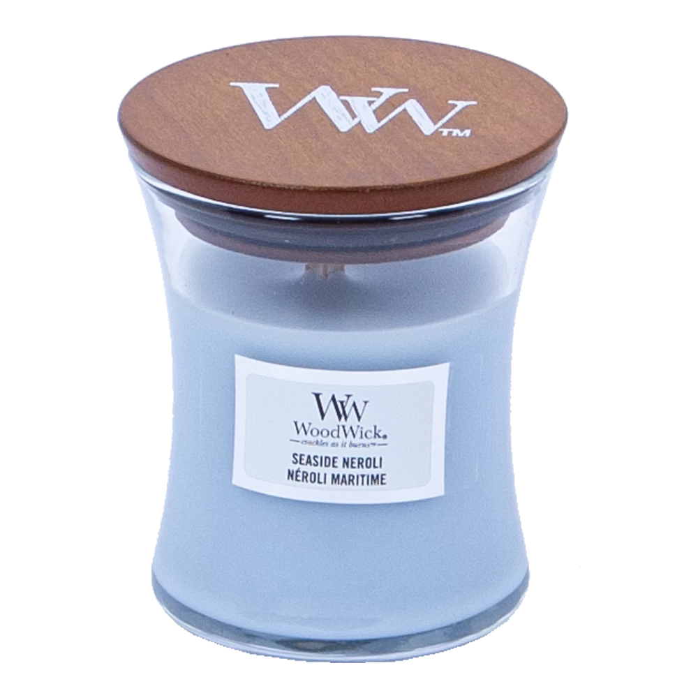 Woodwick Seaside Neroli Mini Candle - Geurkaars 3 Woodwick Seaside Neroli Mini Candle - Geurkaars