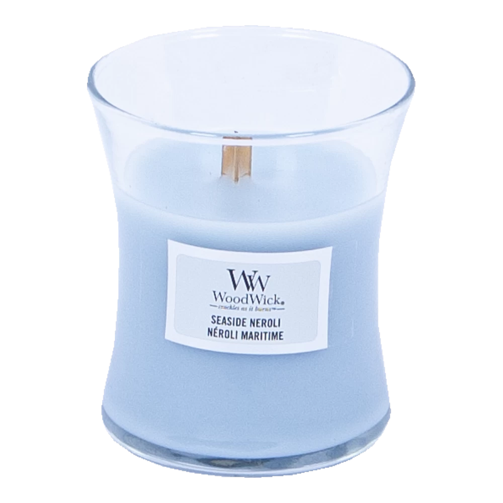 Woodwick Seaside Neroli Mini Candle - Geurkaars 4 Woodwick Seaside Neroli Mini Candle - Geurkaars - Afbeelding 2