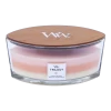 Woodwick Trilogy Island Getaway Ellipse Candle - Geurkaars -Huisdecoratie Winkel woodwick trilogy island getaway l geurskaars 1