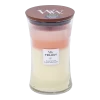 Woodwick Trilogy Island Getaway Large Candle - Geurkaars -Huisdecoratie Winkel woodwick trilogy island getaway xl geurskaars 1