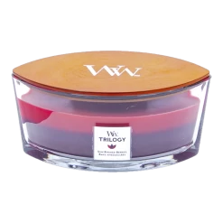 Woodwick Trilogy Sun Ripened Berries Ellipse Candle - Geurkaars